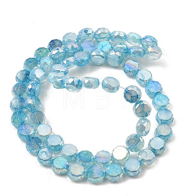 Imitation Jade Glass Beads Strands GLAA-P058-05A-05-1