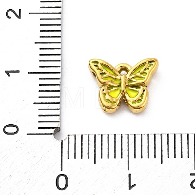 304 Stainless Steel Enamel Pendants STAS-B085-43G-02-1