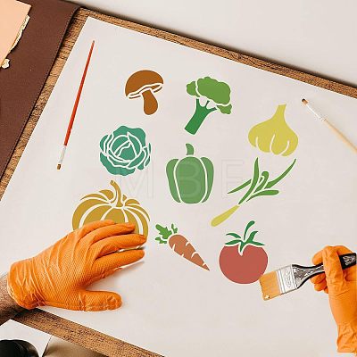 Large Plastic Reusable Drawing Painting Stencils Templates DIY-WH0172-565-1