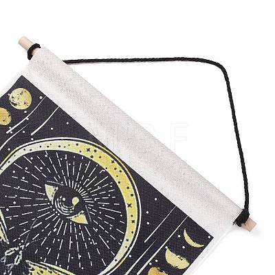 Bohemia Style Cloth Wall Hanging Tapestry HJEW-E003-01L-1