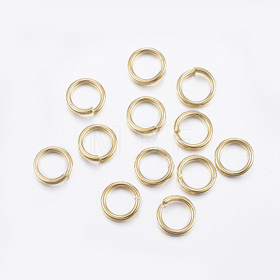 304 Stainless Steel Open Jump Rings STAS-L187-9x1.5mm-G-1