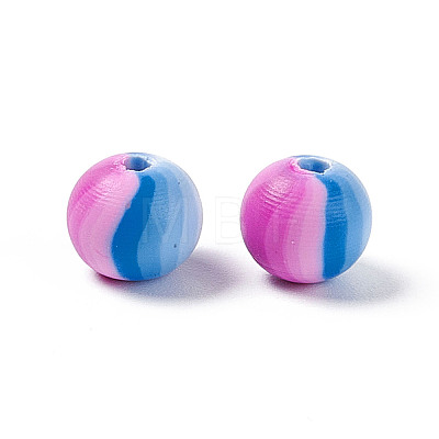 Handmade Polymer Clay Beads X-CLAY-D005-01F-1