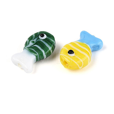 Handmade Lampwork Beads Strands LAMP-N021-41-A13-1