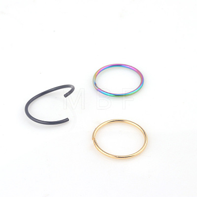 316L Stainless Steel Hoop Nose Rings WG46E6D-04-1