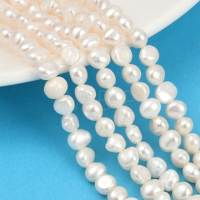 Natural Cultured Freshwater Pearl Beads Strands PEAR-P064-19E-12A-1