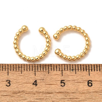 Brass Cuff Earrings EJEW-L244-02G-1