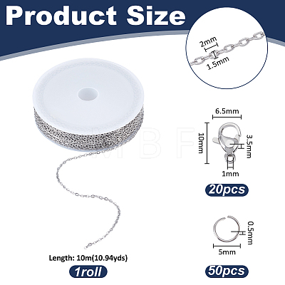 DIY Necklace Making Kits DIY-UN0007-75-1