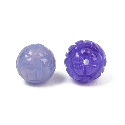 Dyed Natural Myanmar Jade Burmese Jade Carved Beads GG-CBAC08B-04B-02-1