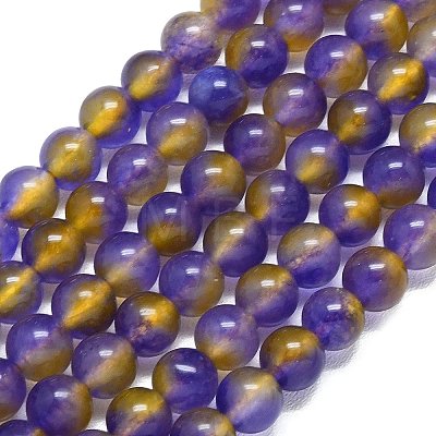 Natural Malaysia Jade Beads Strands G-B165-C04-6mm-1