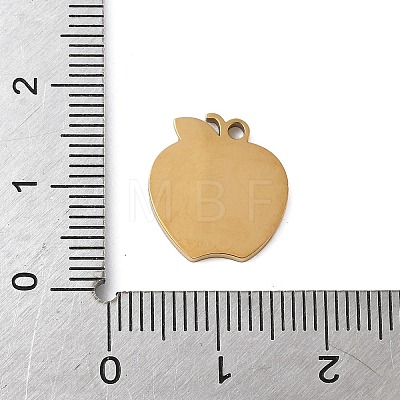 304 Stainless Steel Enamel Charms STAS-K312-07B-G-1
