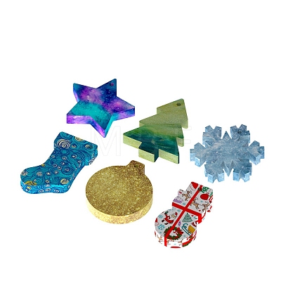 Christmas Silicone Pendants Molds LS-DIY-Z005-11-1
