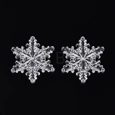 Christmas Transparent Acrylic Multi-Strand Links OACR-Q197-01-1