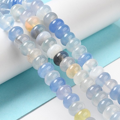 Natural Agate Beads Strands G-H295-C03-04-1