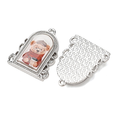 Alloy Epoxy Resin Pendants FIND-K031-01P-02-1