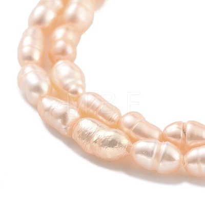 Natural Cultured Freshwater Pearl Beads Strands PEAR-P062-01B-1