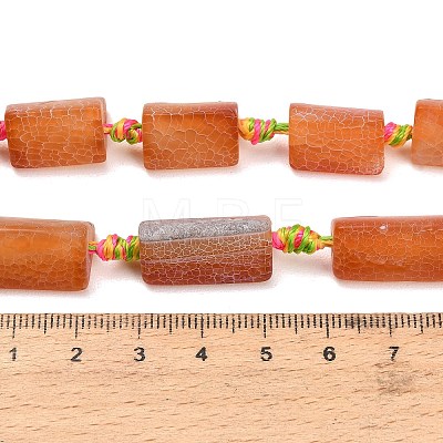Natural Weathered Agate Beads Strands G-A321-F02-01B-1