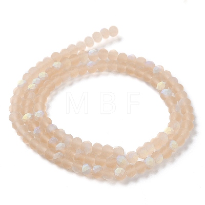 Transparent Glass Beads Strands EGLA-A044-T1mm-MB20-1