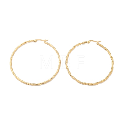 201 Stainless Steel Hoop Earrings EJEW-Q026-16G-D-1