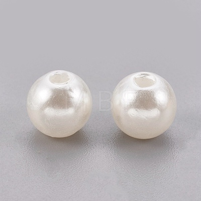 ABS Plastic Imitation Pearl Beads KY-G009-4mm-02-1