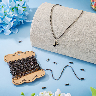 DIY Ball Chain Necklaces Making Kits DIY-TADJ0001-03-1