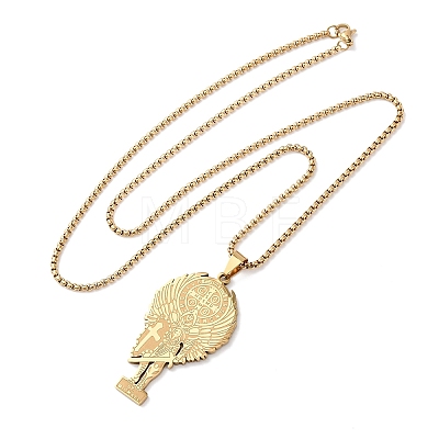 304 Stainless Steel Pendant Necklaces LS-NJEW-B153-02B-G-1