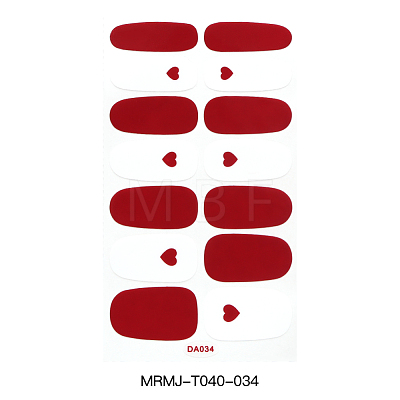 Full Cover Nail Art Stickers MRMJ-T040-034-1