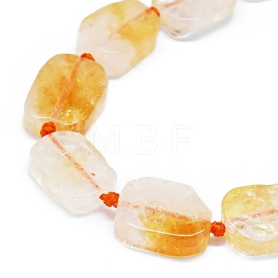 Natural Citrine Beads Strands G-F725-13-1