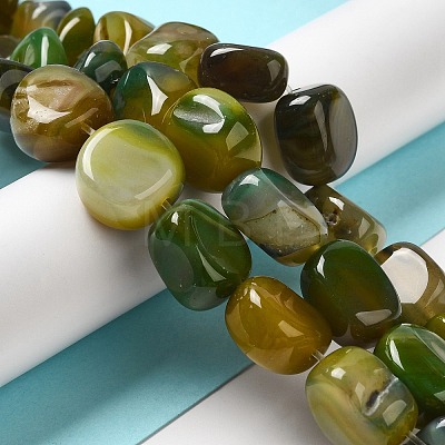 Natural Agate Beads Strands G-H295-D01-09-1