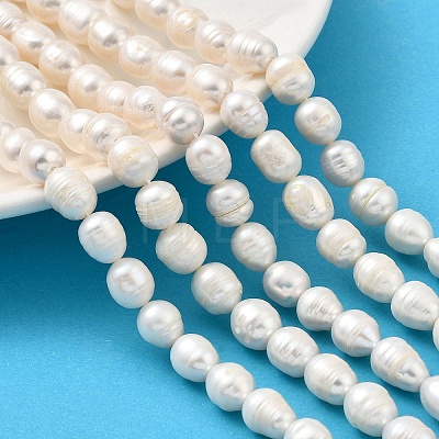 Natural Cultured Freshwater Pearl Beads Strands PEAR-I007-01E-01A-1