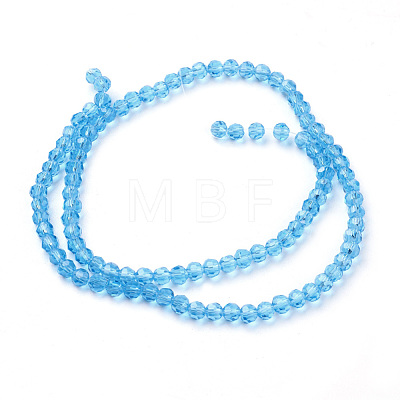 Glass Beads Strands EGLA-J042-6mm-07-1