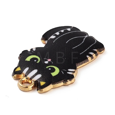 Rack Plating Alloy Enamel Pendants FIND-Q099-12G-01-1