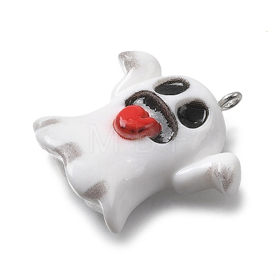 Halloween Opaque Resin Pendants CRES-D318-02C-P-1