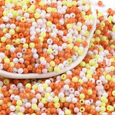 Opaque Acrylic Beads OACR-H118-07A-05-1