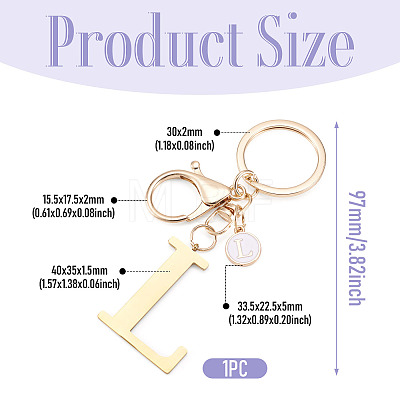 Stainless Steel Keychains KEYC-TAC0035-004L-G-1