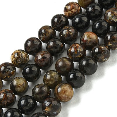 Natural Phlogopite Beads Strands G-P546-A01-02-1