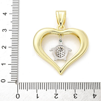 Brass Micro Pave Cubic Zirconia Pendants KK-S511-30GP-02-1