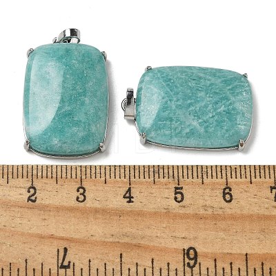 Natural Amazonite Pendants G-Z070-01P-02-1