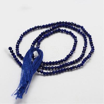 Natural Lapis Lazuli Bead Strands G-P270-2mm-19-1