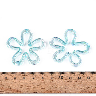 Plated UV Acrylic Beads LS-TACR-S161-04C-1