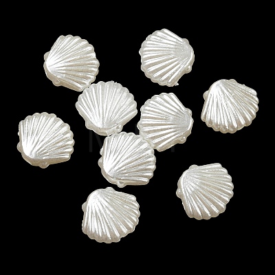 ABS Imitation Pearl Beads X-OACR-K001-37-1