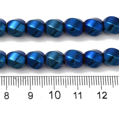 Electroplated Non-Magnetic Synthetic Hematite Beads Strands G-P518-05F-01-1