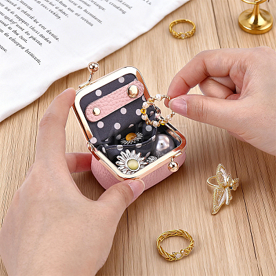 Mini Portable Leather Jewelry Bags AJEW-WH0455-424B-1