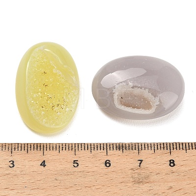 Oval Natural Druzy Geode Agate Ornament G-F833-U01-01-1