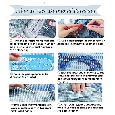 DIY Diamond Painting Kit AJEW-C037-01F-1