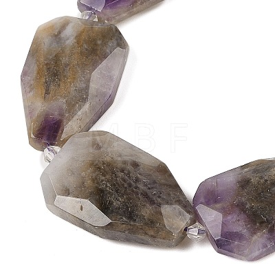 Natural Amethyst Beads Strands G-P548-B08-01-1