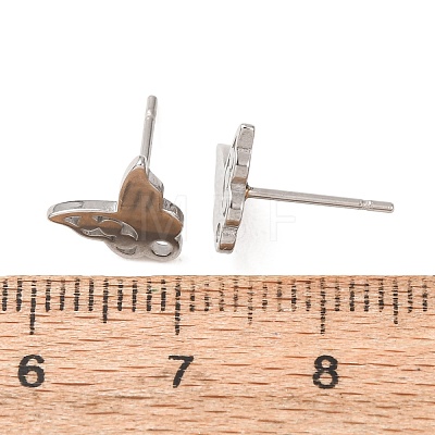 304 Stainless Steel Stud Earring Findings SA-CBA4E98-01B-P-1