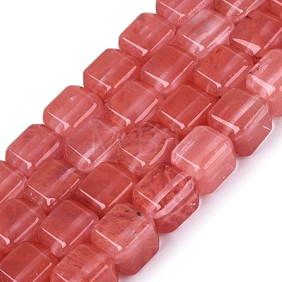 Cherry Quartz Glass Beads Strands G-Q608-10N-1