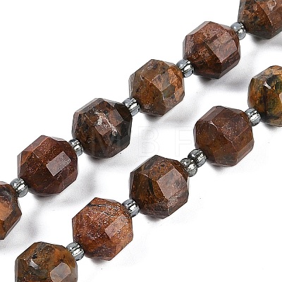 Natural Jasper Beads Strands G-O201B-140G-1