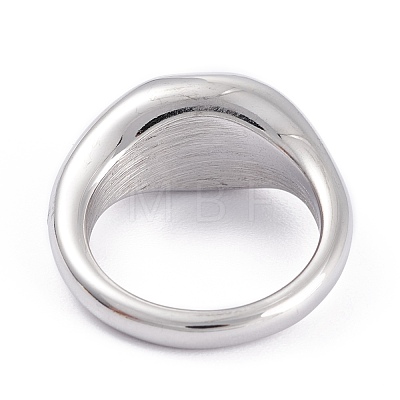 Unisex 304 Stainless Steel Finger Rings RJEW-K233-11B-P-1