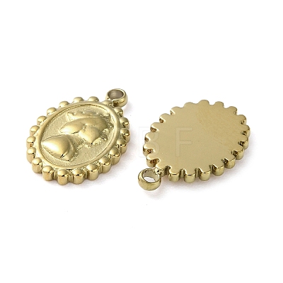 304 Stainless Steel Charms STAS-H185-04G-1